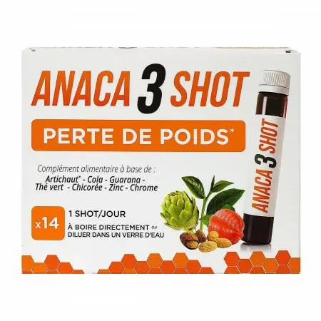 Anaca3 Shot Perte de Poids 14 unidoses