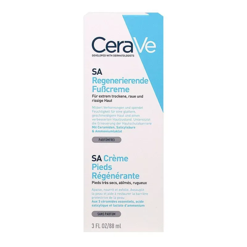 CeraVe Crème Pieds Régénérante SA 88ml