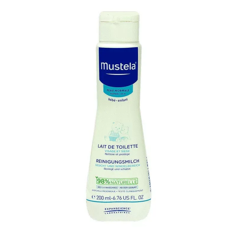 Mustela Lait de Toilette Visage & Siège 200ml - Univers Pharmacie
