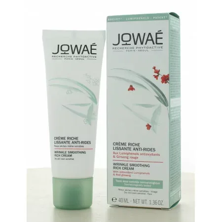 Crème Riche Lissante Anti-rides Jowaé 40ml