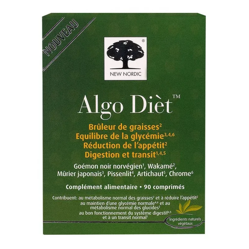New Nordic Algo Dièt 90 comprimés