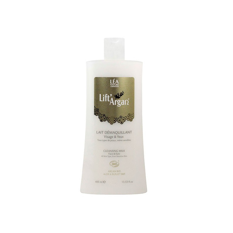 Lait Démaquillant Visage & Yeux Lift Argan 400ml Lait Démaquillant Visage & Yeux Lift Argan 400ml