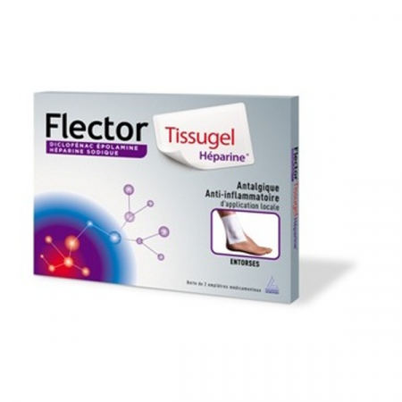 Flector Tissugel Héparine 10X14cm X3 - Univers Pharmacie