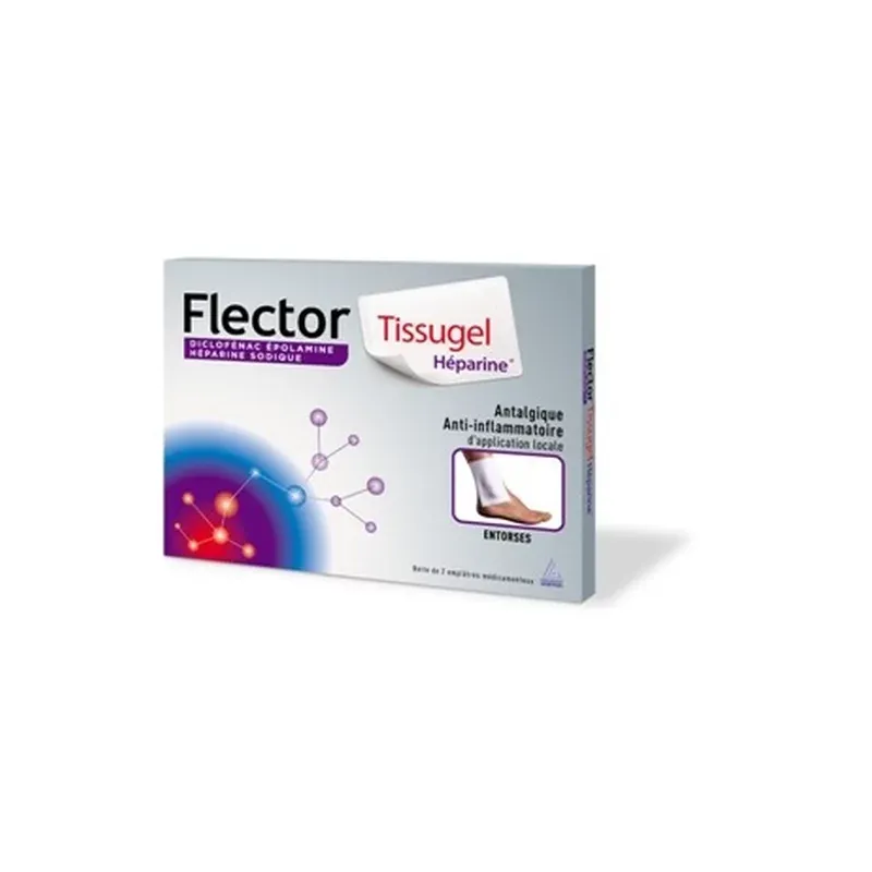 Flector Tissugel Héparine 10X14cm X3 - Univers Pharmacie