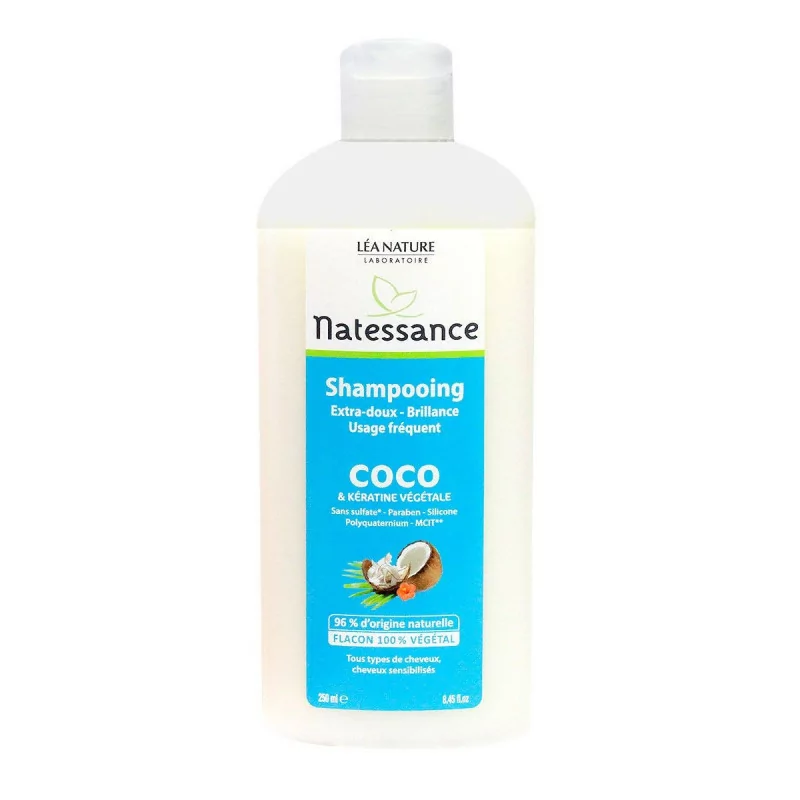 Natessance Shampooing Coco Extra-Doux 250ml