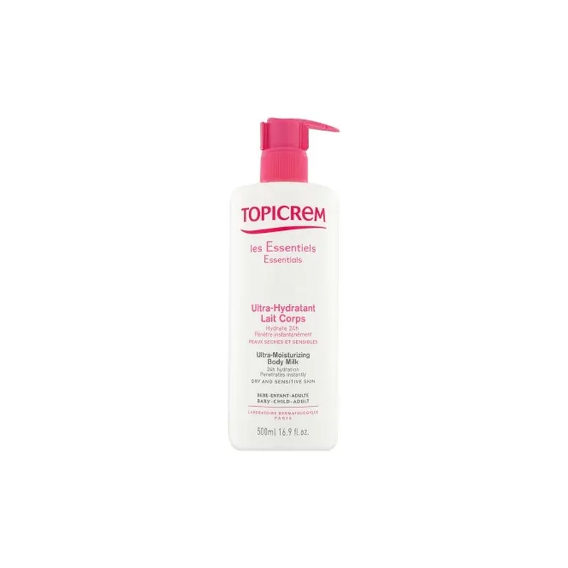 Topicrem Lait Corps Ultra-hydratant 500ml
