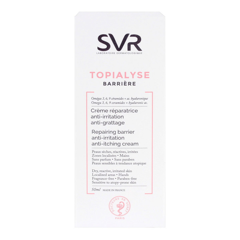 SVR Topialyse Barrière Crème Réparatrice 50ml - Univers Pharmacie