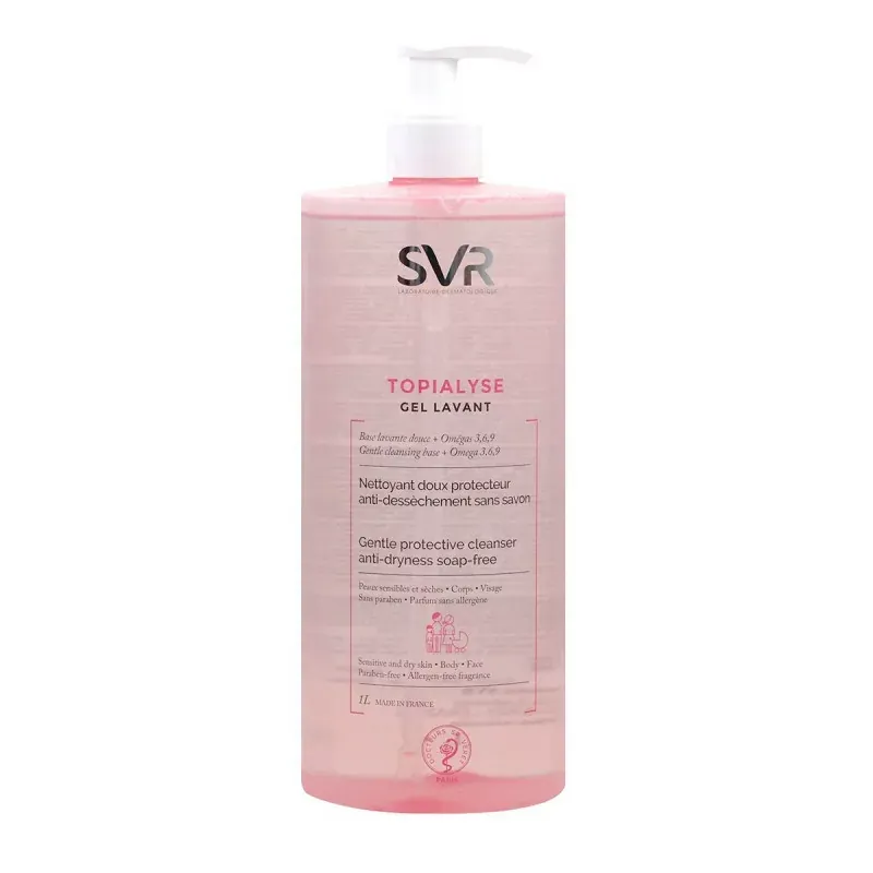 SVR Topialyse Gel Lavant 1L - Univers Pharmacie