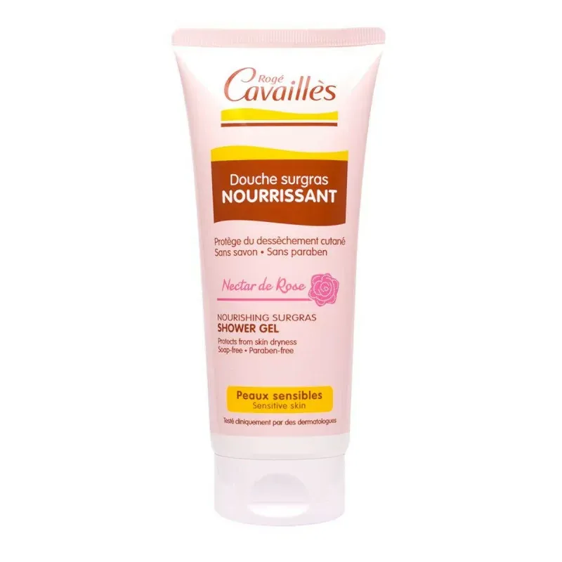 Rogé Cavaillès Douche Surgras Nourrissant Nectar Rose 200ml
