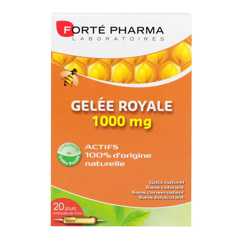 Forté Pharma Gelée Royale 1000mg 20 ampoulesUnivers Pharmacie