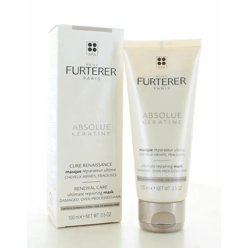 Furterer Absolue Kératine Masque Réparateur Ultime Cheveux Normaux à Fins 100ml