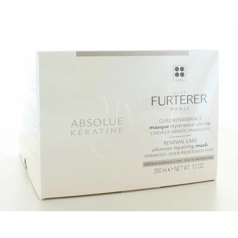 Masque Réparateur Ultime Cheveux Normaux à Fins Absolue Kératine Furterer 200ml