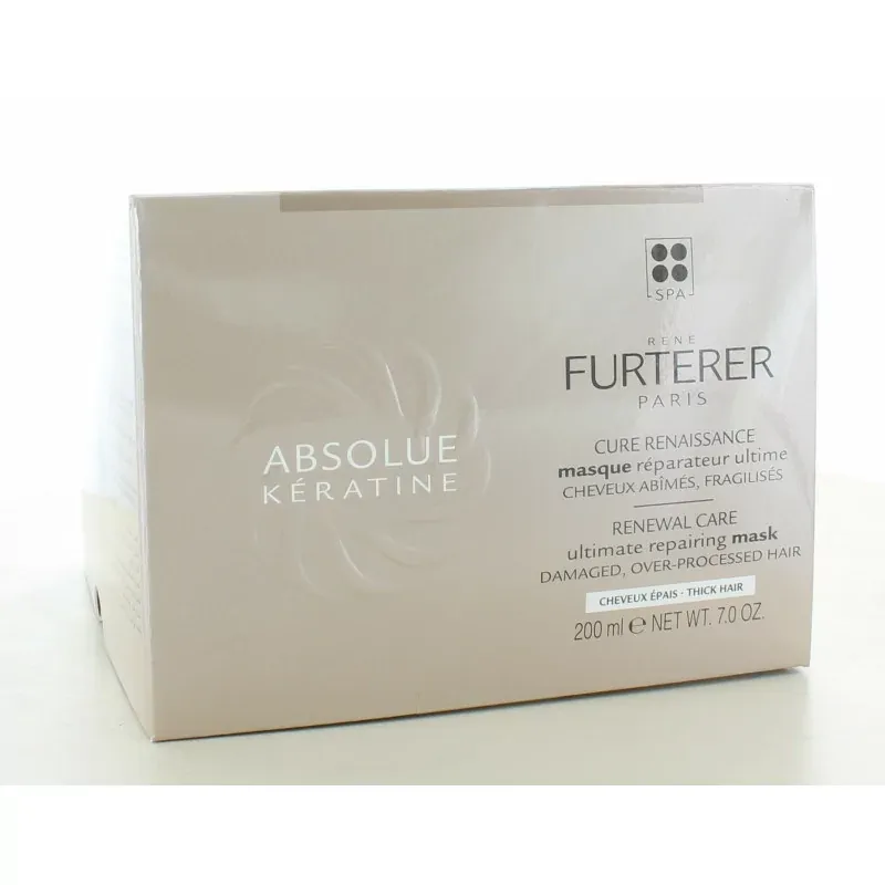 Furterer Absolue Kératine Masque Réparateur Ultime Cheveux Épais 200ml