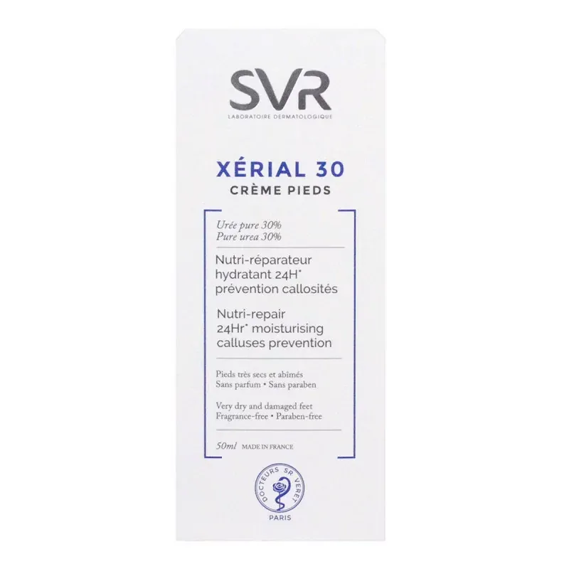 SVR Xérial 30 Crème Pieds 50ml