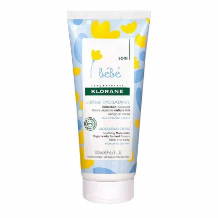 Klorane Bébé Crème Hydratante Calendula 200ml - Univers Pharmacie