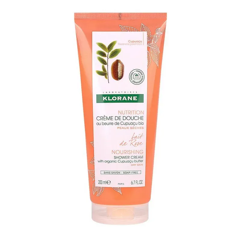 Klorane Crème de Douche Lait de Rose 200ml