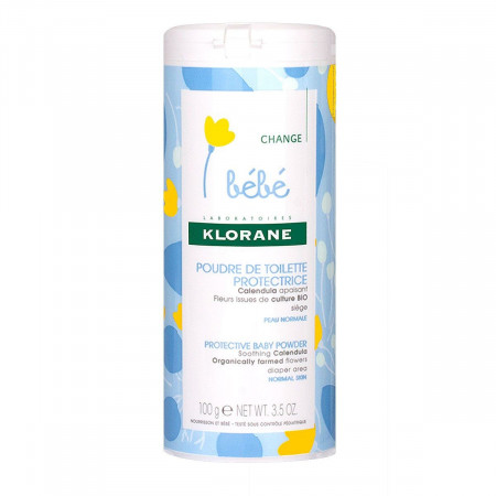 Poudre de Toilette Protectrice Bébé Klorane 100g