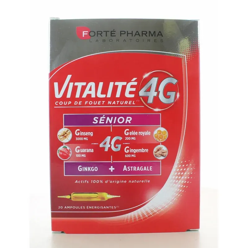 Vitalité 4G senior 20 ampoules