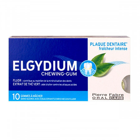 Elgydium Chewing-gum Plaque Dentaire Fraîcheur...