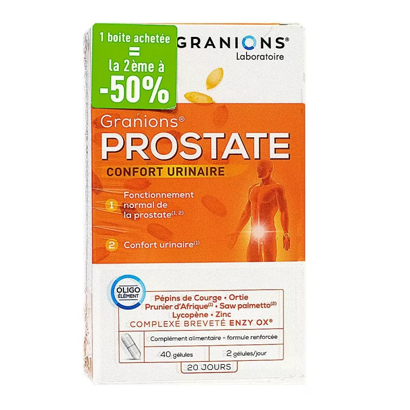 Granions Prostate 2x40 gélules