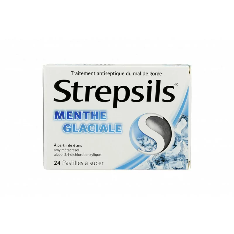 Strepsils Menthe Glaciale 24 pastilles