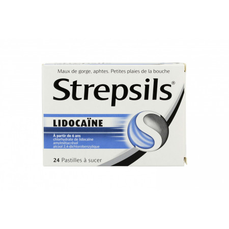 Strepsils Lidocaine 24 pastilles