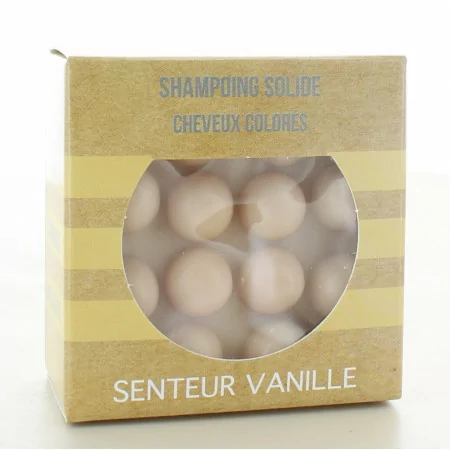 Shampooing Solide Cheveux Colorés Senteur Vanille 55g