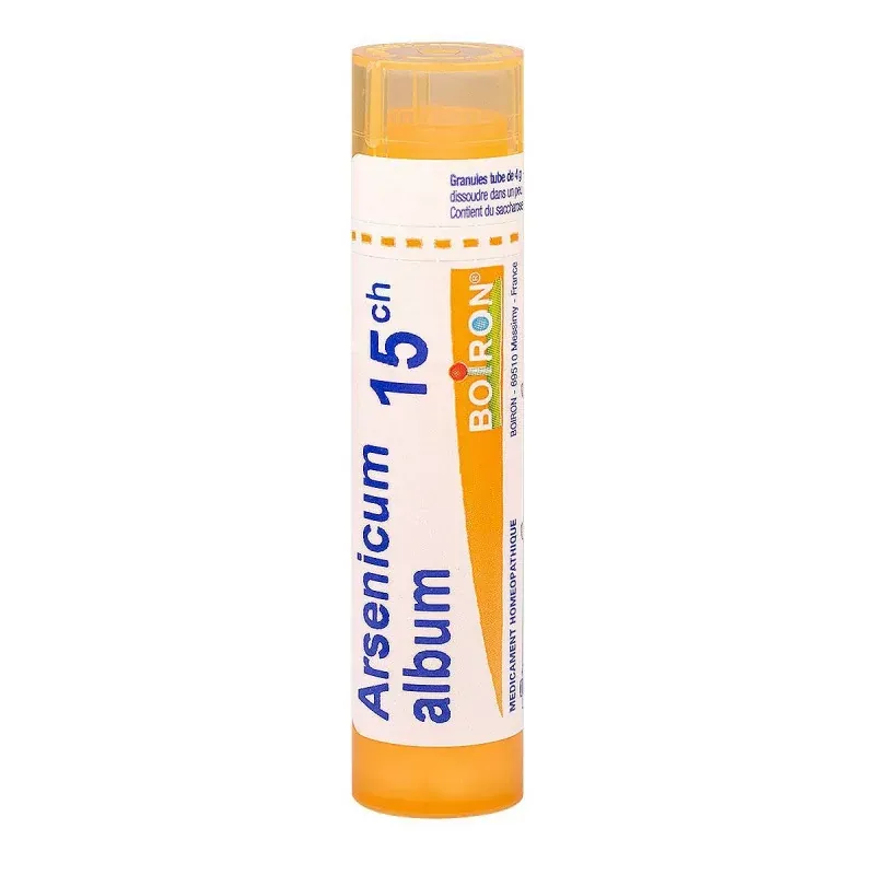 Boiron Arsenicum Album 15CH tube granules - Univers Pharmacie