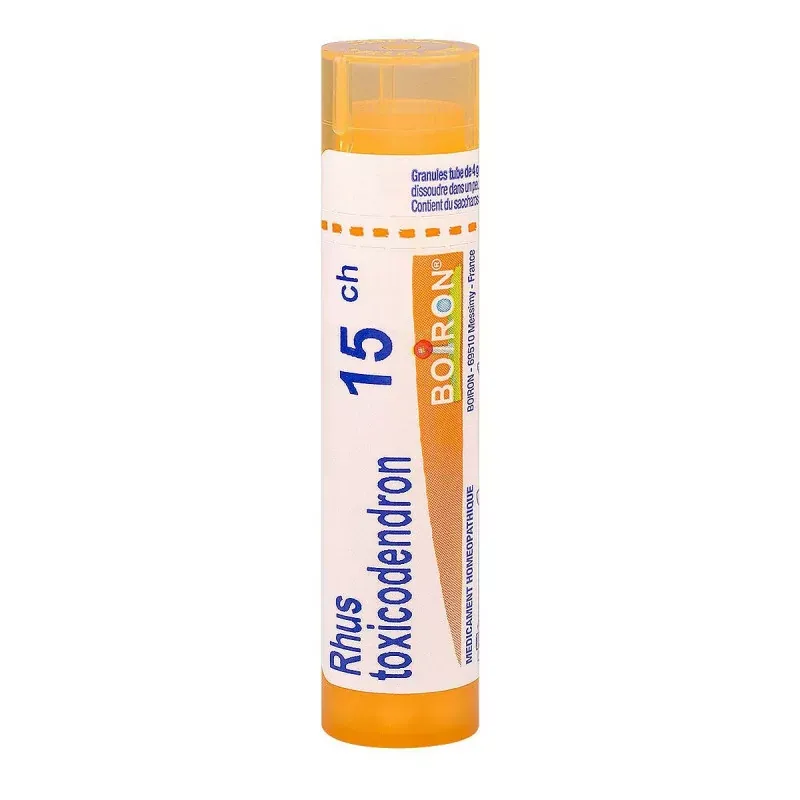 Boiron Rhus Toxicodendron 15CH tube granules - Univers Pharmacie