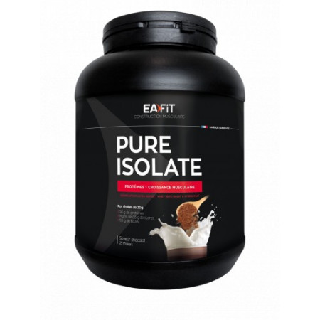 EaFit Pure Isolate Saveur Chocolat 750g - Univers Pharmacie