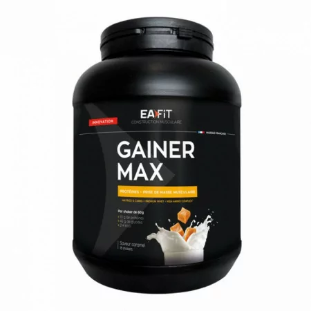 EaFit Gainer Max Saveur Caramel 1,1kg - Univers Pharmacie