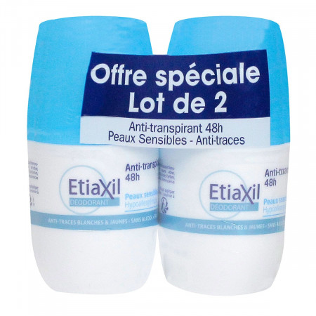 Etiaxil Déodorant Anti-transpirant 2x50ml