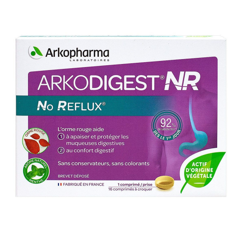 Arkodigest No Reflux 16 comprimés Arkodigest No Reflux 16 comprimés