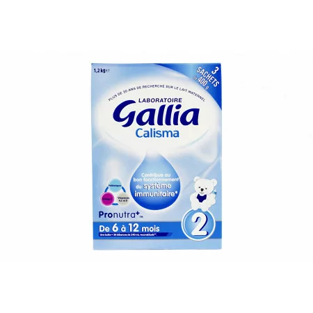 Gallia Calisma 2 Pronutra+ 6/12 mois 3x400g