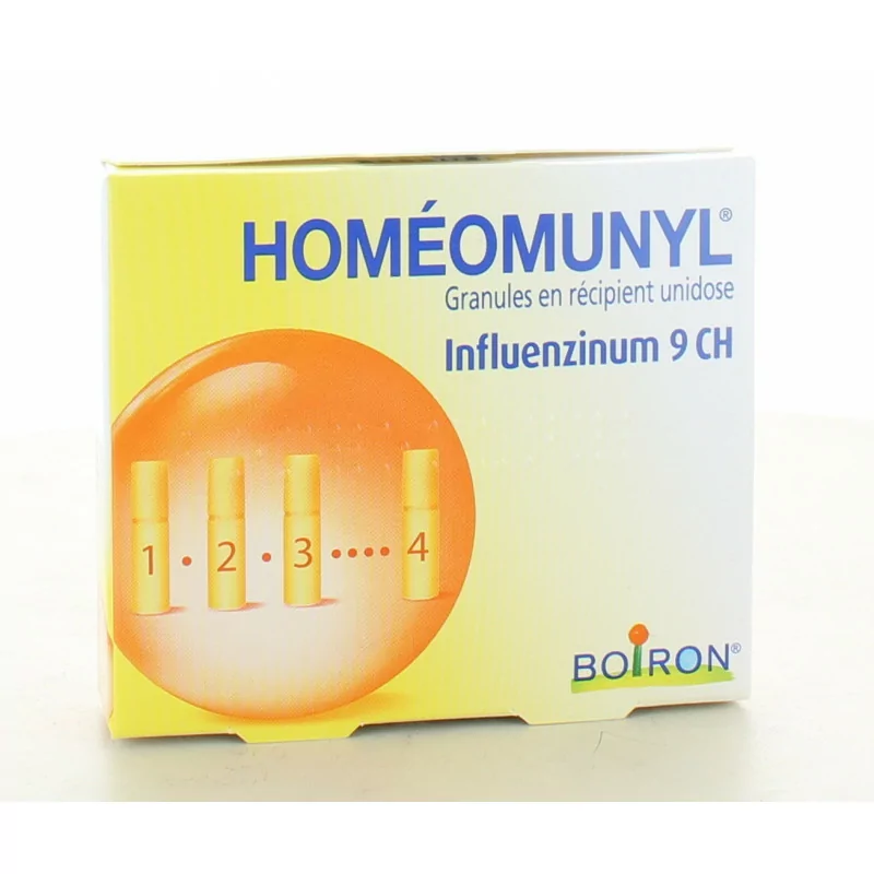 Boiron Homéomunyl Influenzinum 9CH 4 doses - Univers Pharmacie