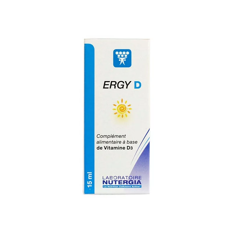 Ergy D Nutergia 15ml - Complément Vitamine D