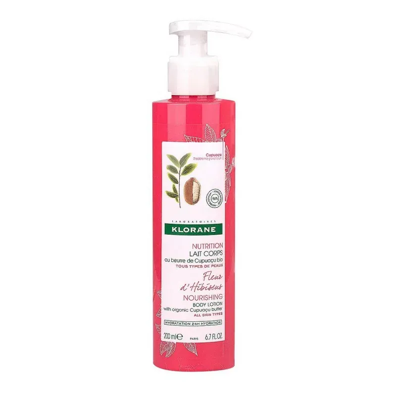 Klorane Lait Corps Fleur d'Hibiscus 200ml - Univers Pharmacie