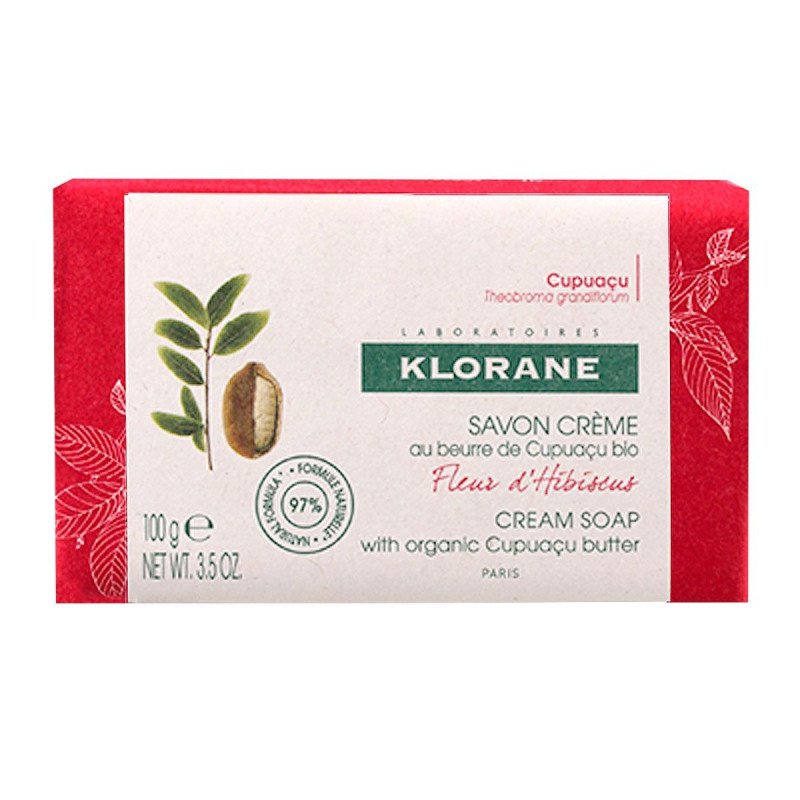 Klorane Savon Crème Fleur d'Hibiscus 100g