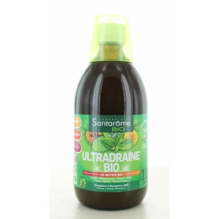 Santarome Bio Ultradraine Bio Thé Vert - Citron 500ml