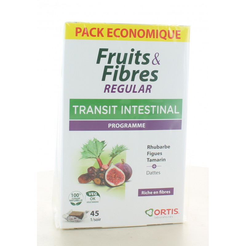 Fruits & Fibres Regular Transit Intestinal 45 cubes