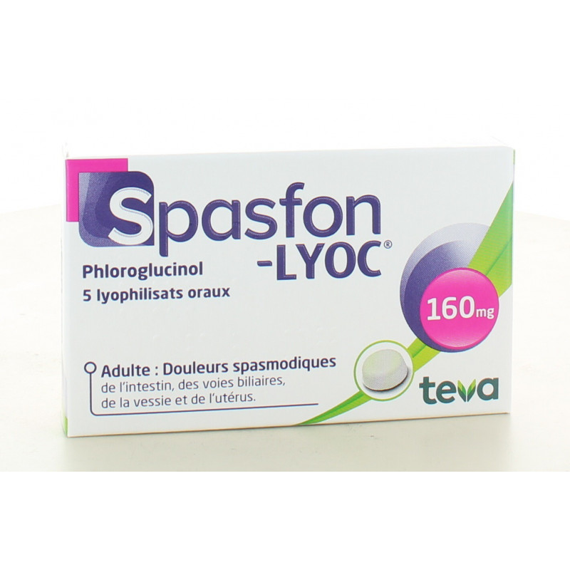 Spasfon Lyoc 160mg 5 lyophilisats oraux