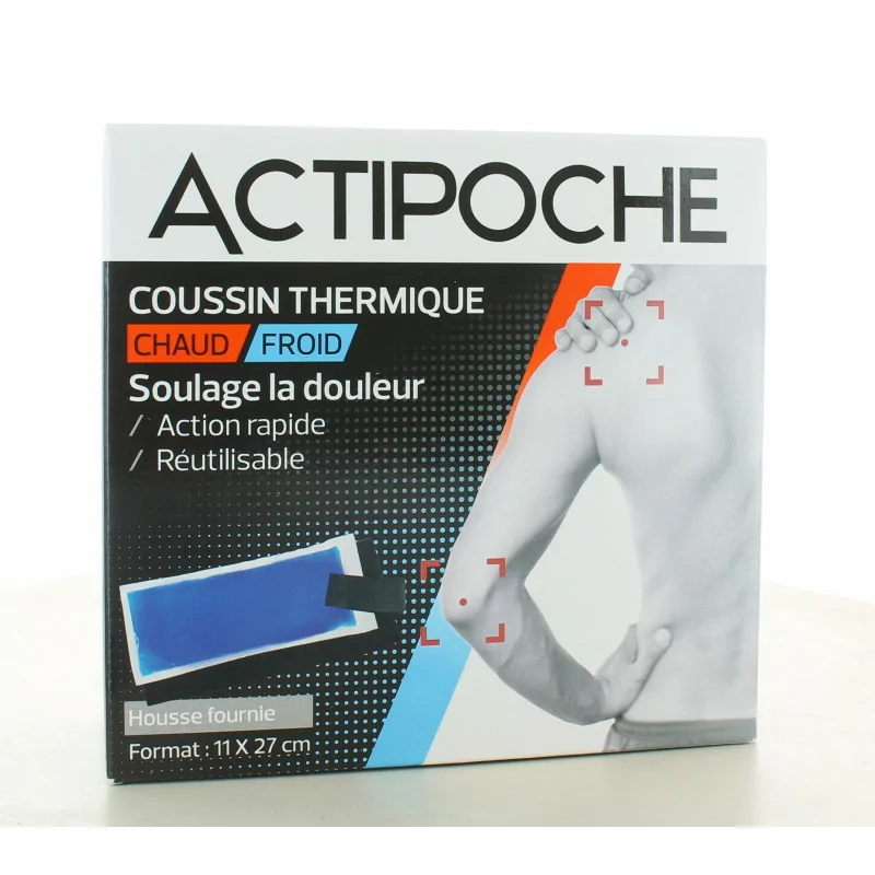 ActiPoche Coussin Thermique Chaud/Froid 11X27cm - Univers Pharmacie