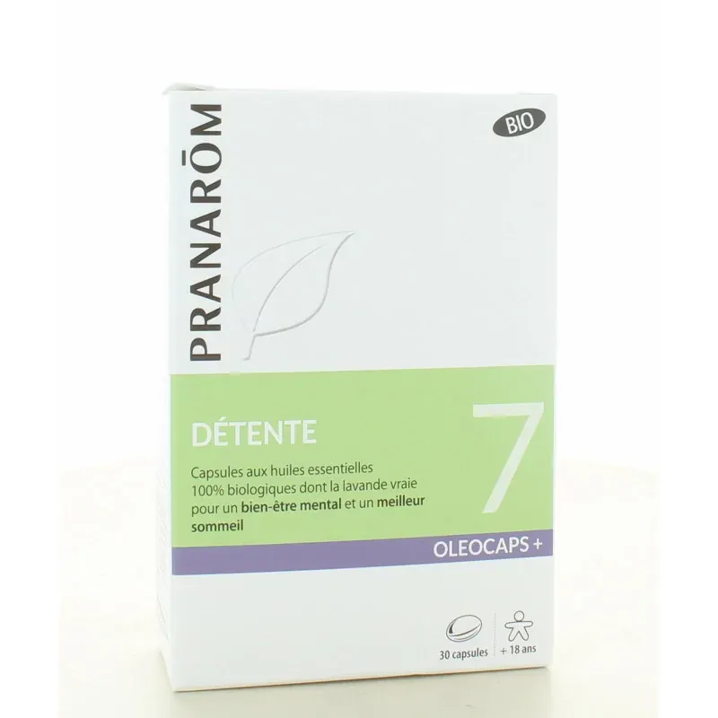 Pranarôm Oleocaps+ Détente Bio 30 capsules