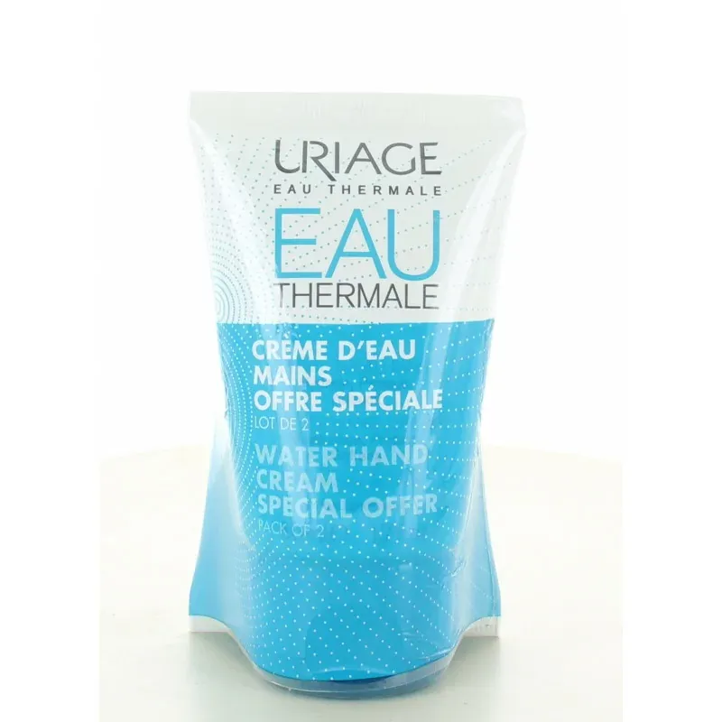 Uriage Eau Thermale Crème d'Eau Mains 2X50ml
