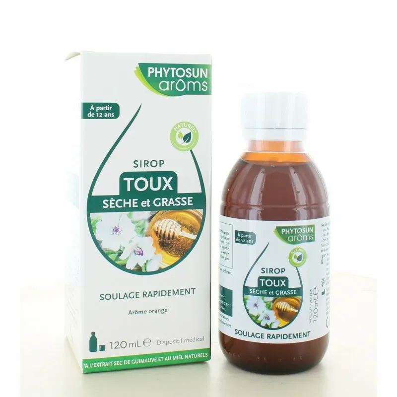 Phytosun Aroms Sirop Toux Sèche et Grasse 120ml