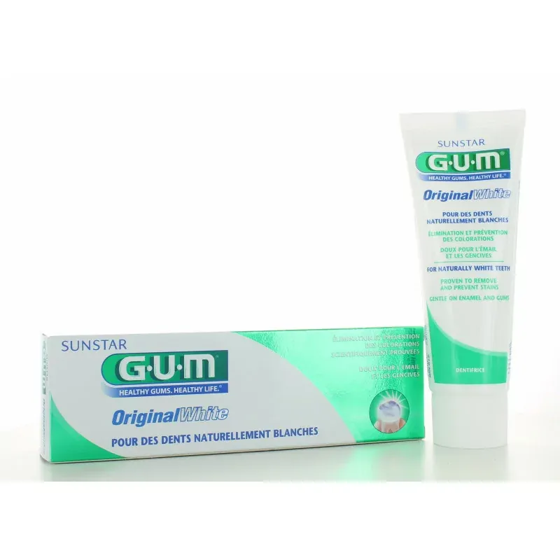 GUM Dentifrice Original White 75ml