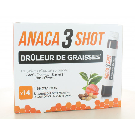Anaca3 Shot Brûleur de Graisses 14 unidoses