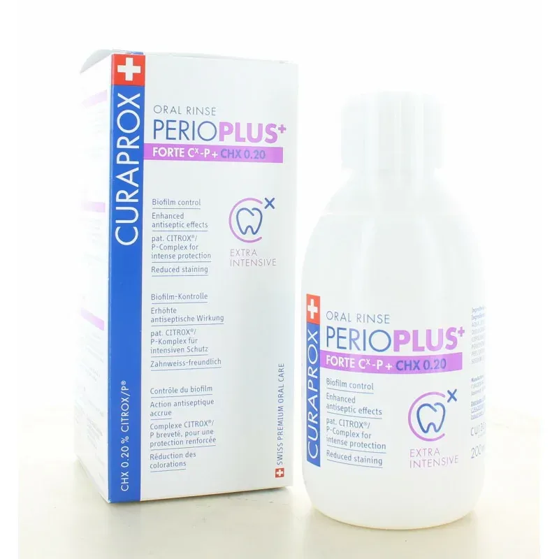 Curaprox PerioPlus+ Forte Bain de Bouche 200ml
