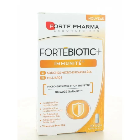 FortéBiotic+ Immunité Forté Pharma 20 gélules