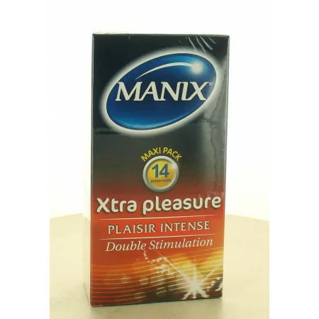 Manix Préservatifs Xtra Pleasure Plaisir Intense X14